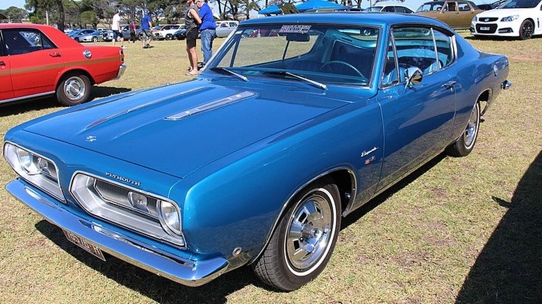 Blue Barracuda Car Show