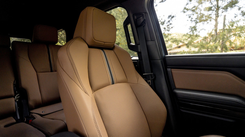 2025 Toyota 4Runner Limited leather-trimmed seats