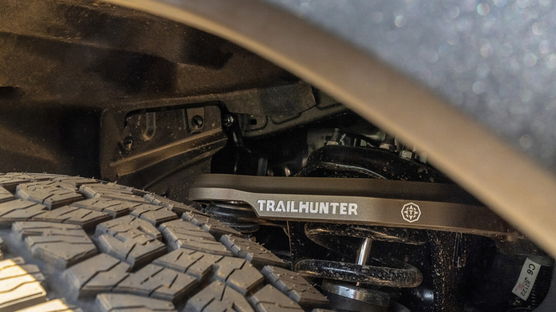 2025 Toyota 4Runner Trailhunter suspension view