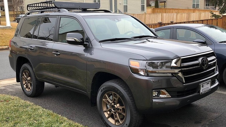 Toyota Land Cruiser Heritage Edition in driveway