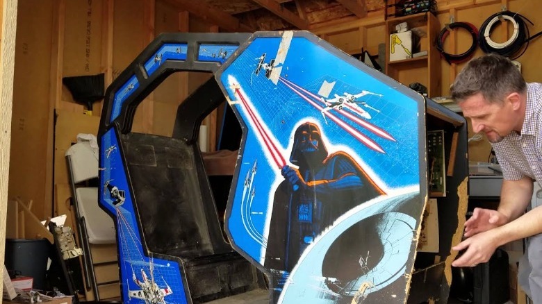 Star Wars Cockpit arcade game