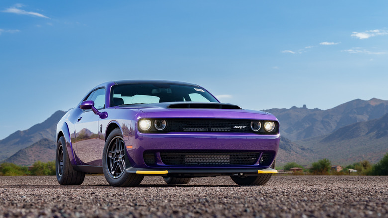 Dodge Demon in Purple