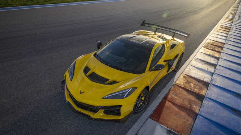 2025 Corvette ZR1 on a Track