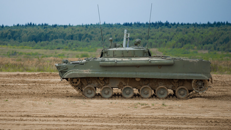 BMP-3 outside on operations