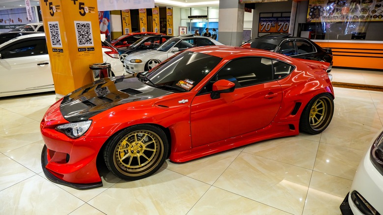 Toyota 86 on display