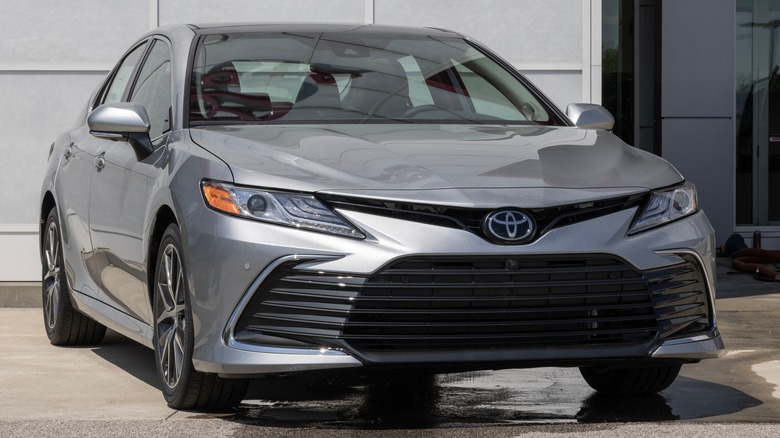 Toyota Camry on display