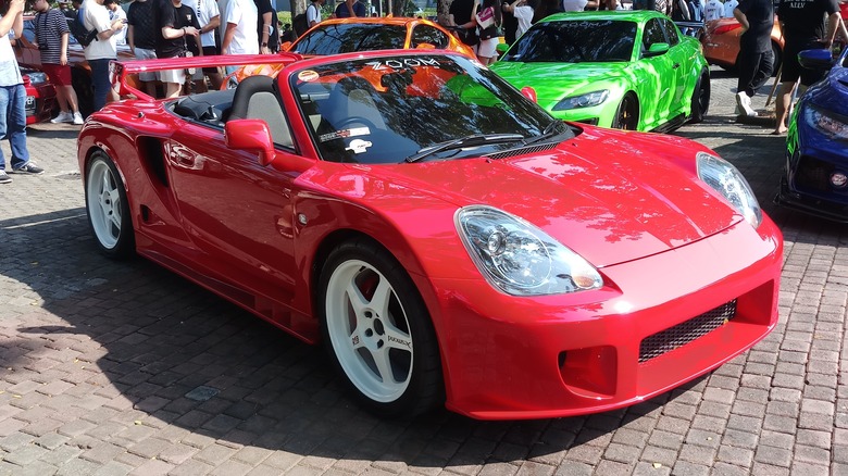 Toyota MR2 on display