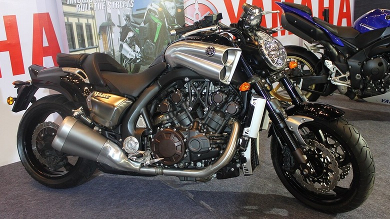 2020 Yamaha V Max at show