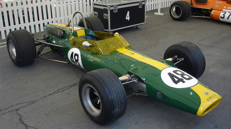 Lotus 48 Formula 2 car in green