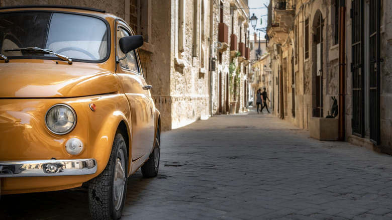 An old Fiat 500 in Sicily.