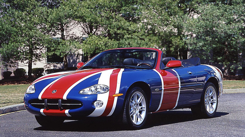 A Jaguar Xk8 from "Austin Powers in Goldmember"