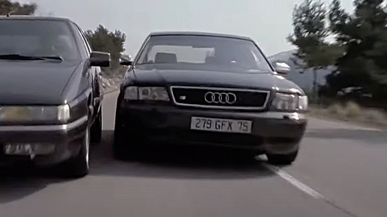 The Audi S8 battles the Citroen in "Ronin."