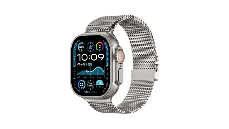 Apple Watch Ultra 2 with Milanese Loop