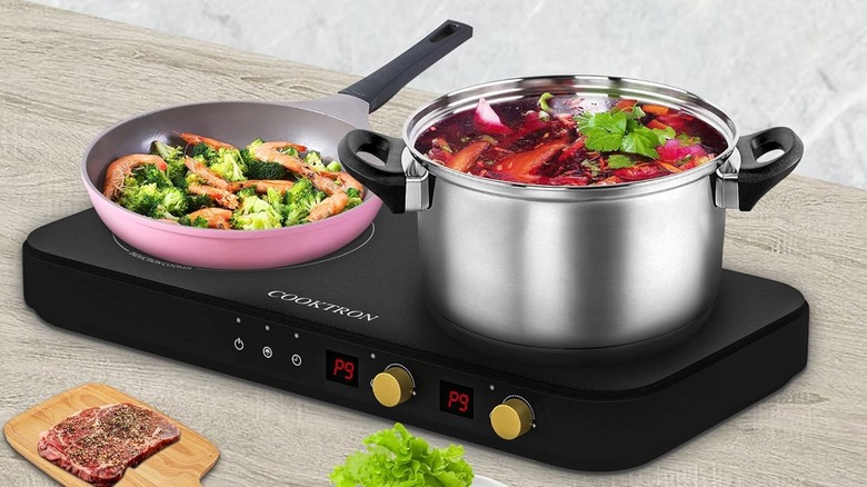 cooktron griddle portable induction stovetop