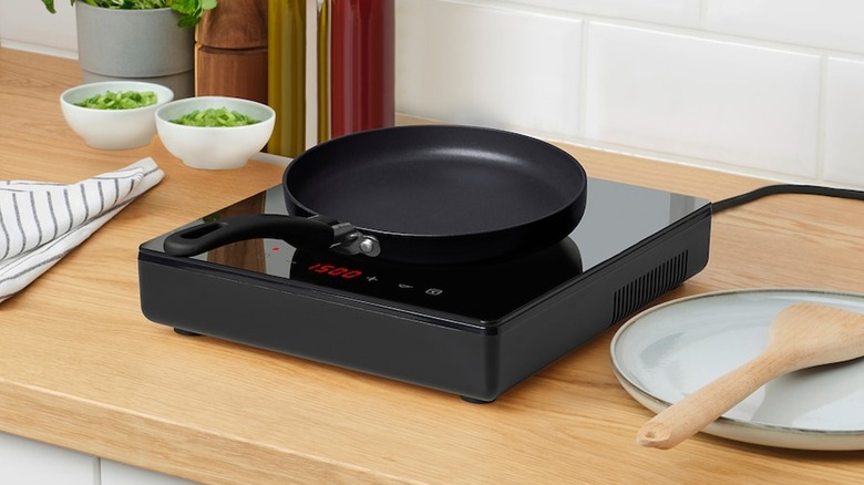 portable induction cooktop kitchen countertop