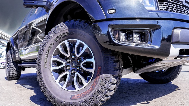 Nokian tires on off-road vehicle