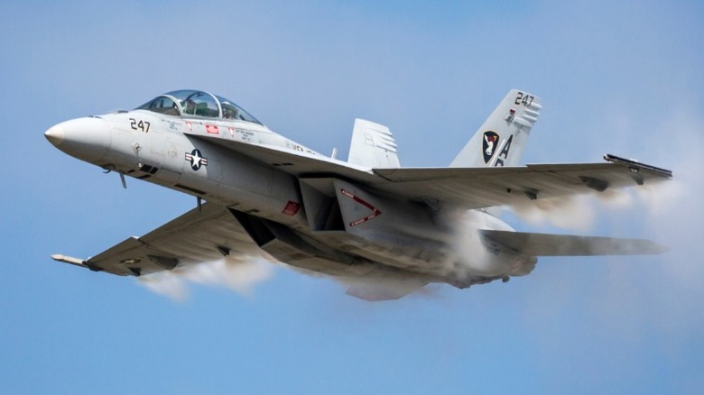 F/A-18 Super Hornet at an airshow