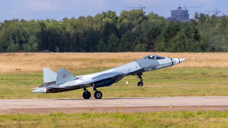 Su-57 Felon jet fighter