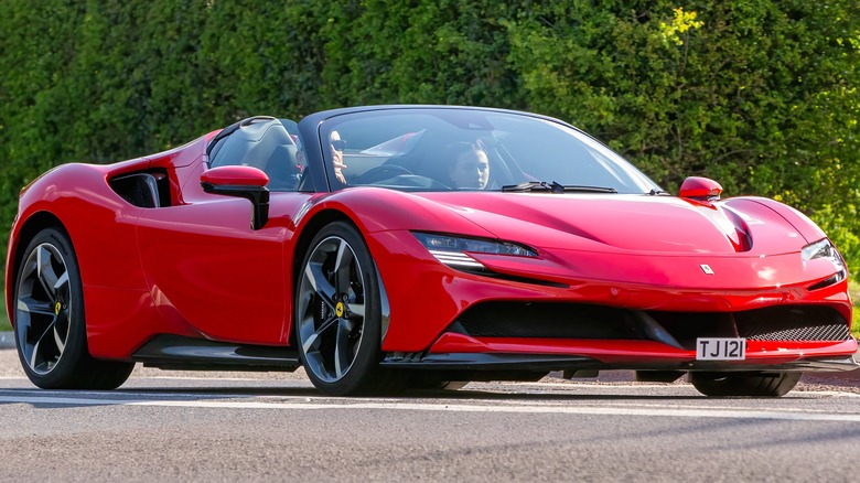 Ferrari SF90 Spider red