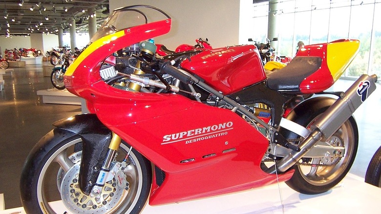 Ducati Supermono in museum