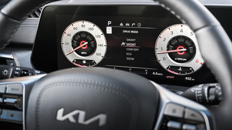 Kia instrument cluster