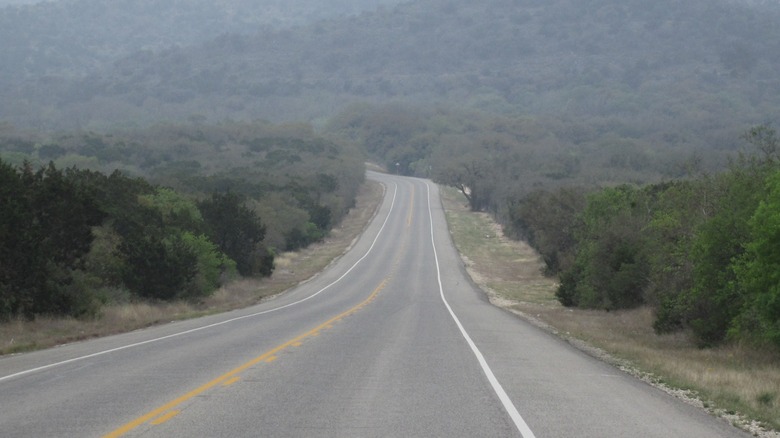 Empty US 83 road