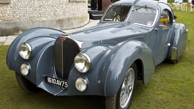 Bugatti Type 57SC Atlantic on the grass