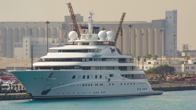 A+ (Topaz) yacht anchored in Saudi Arabia