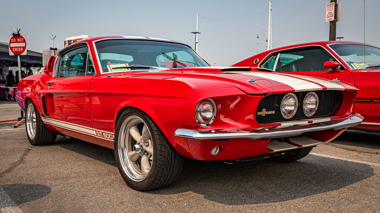 1967 Shelby GT500 on display