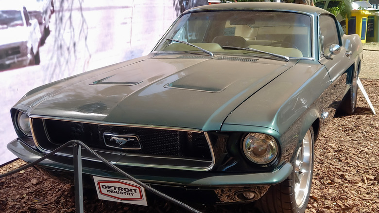 1968 Ford Mustang GT "Bullitt" on display