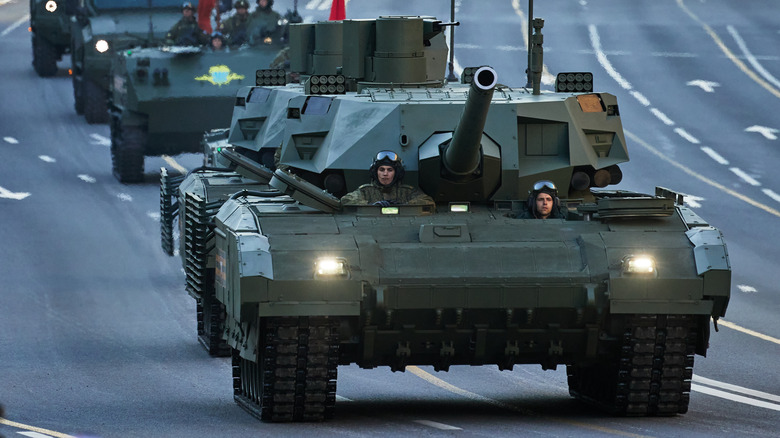 T-14 Armata tank in Moscow