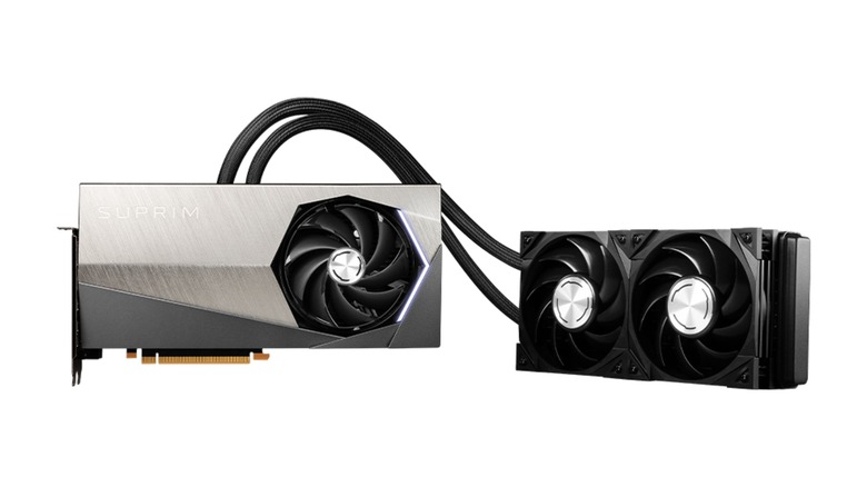 MSI RTX 4090 liquid-cooled graphics card