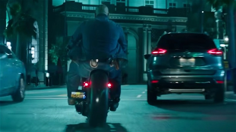 Dwayne Johnson Harley Davidson Hobbs and Shaw