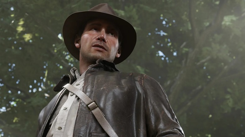 Indiana Jones in forest