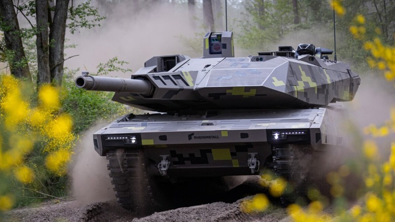 The KF51 Panther tank on display