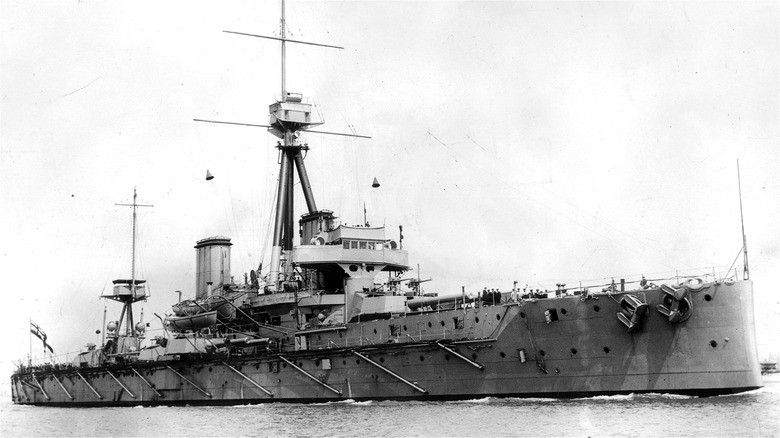 HMS Dreadnought at sea