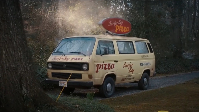 Argyle's 1980s Volkswagen Vanagon Pizza Van from Stranger Things