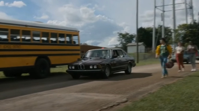 Steve Harrington's 1981 BMW 733i screenshot from Stranger Things