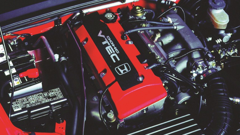 Honda F20C in S2000 engine bay