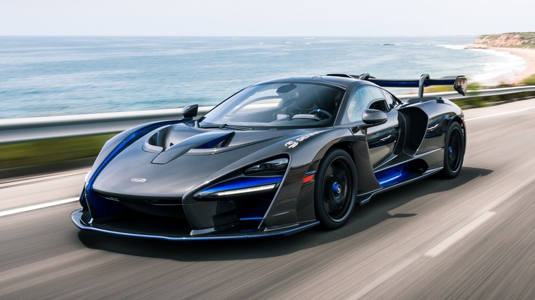 McLaren Senna on the road