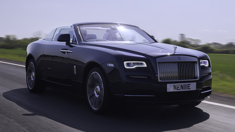 Rolls-Royce Dawn on the road