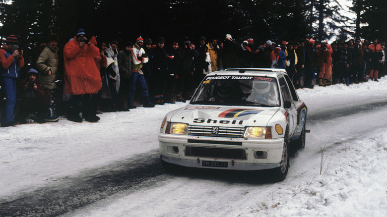 Peugeot 205 T16 at Monte-Carlo Rally