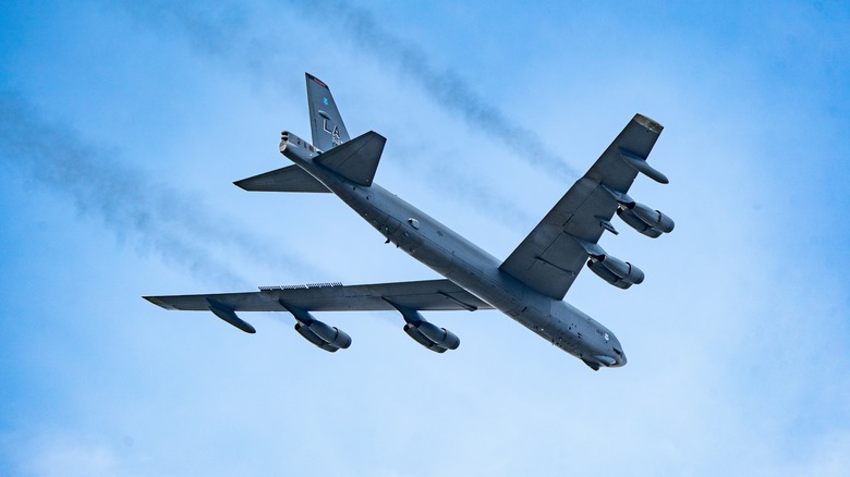 B-52 Stratofortress in flight