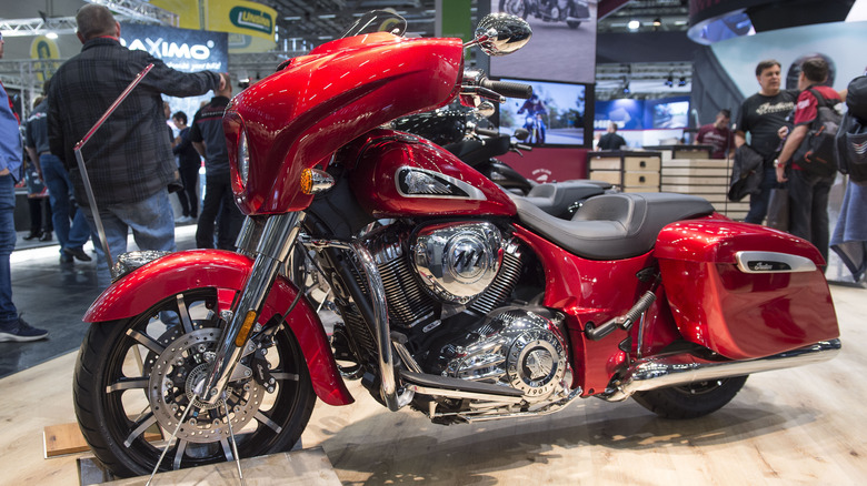 Red Indian Chieftain static display