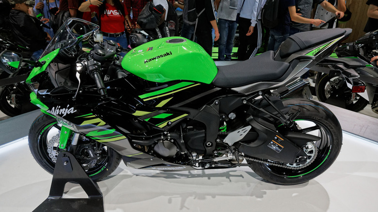 2018 Kawasaki Ninja ZX-6R on display