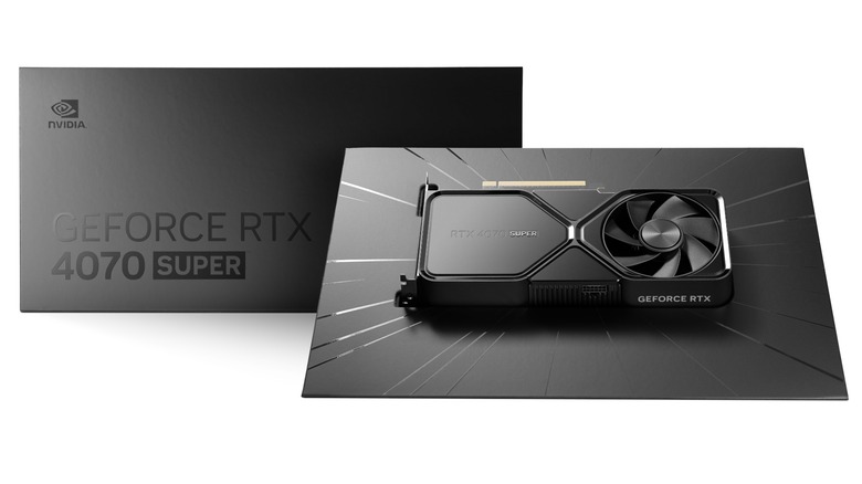 Nvidia GeForce RTX 4070 Super with packaging