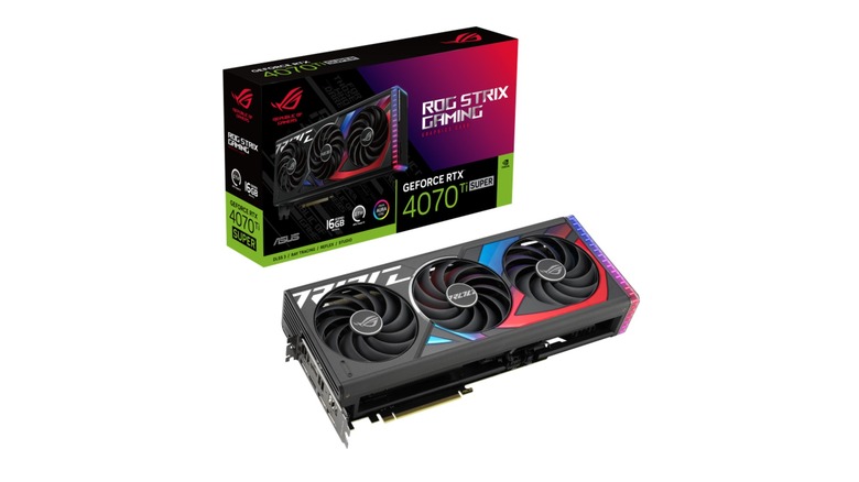 Asus ROG Strix GeForce 4070 Ti Super with box