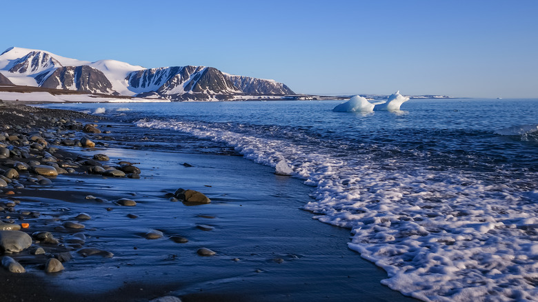 Novaya Zemlya coastline