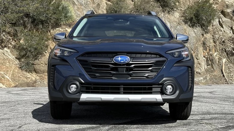 2023 Subaru Outback on dirt road