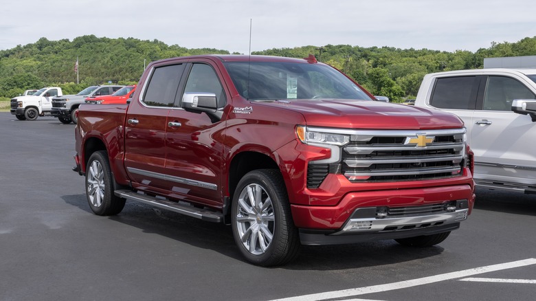 Chevrolet Silverado 1500 on display